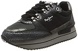 anna jeans vero moda Sneaker Pepe Jeans London Damen RUSPER Anna Sneaker, 961GRAPHITE, 39 EU