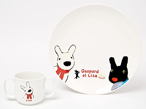 リサとガスパール　Gaspard et Lisa 食器セット　　12個 リサとガスパール Gaspard et Lisa 食器セット 12個
