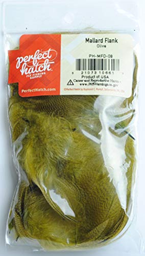 Perfect Hatch Mallard Flank Olive PH-MFD-08