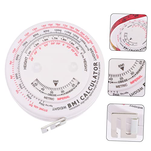 Cinta métrica corporal Holibanna 2 piezas en forma de corazón miniatura 3