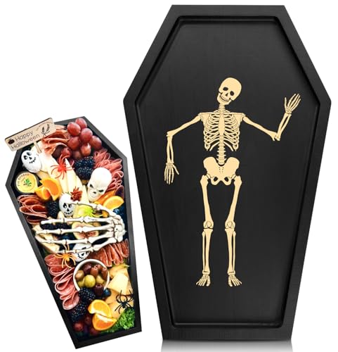 Coffin and Skeleton Charcuterie Board