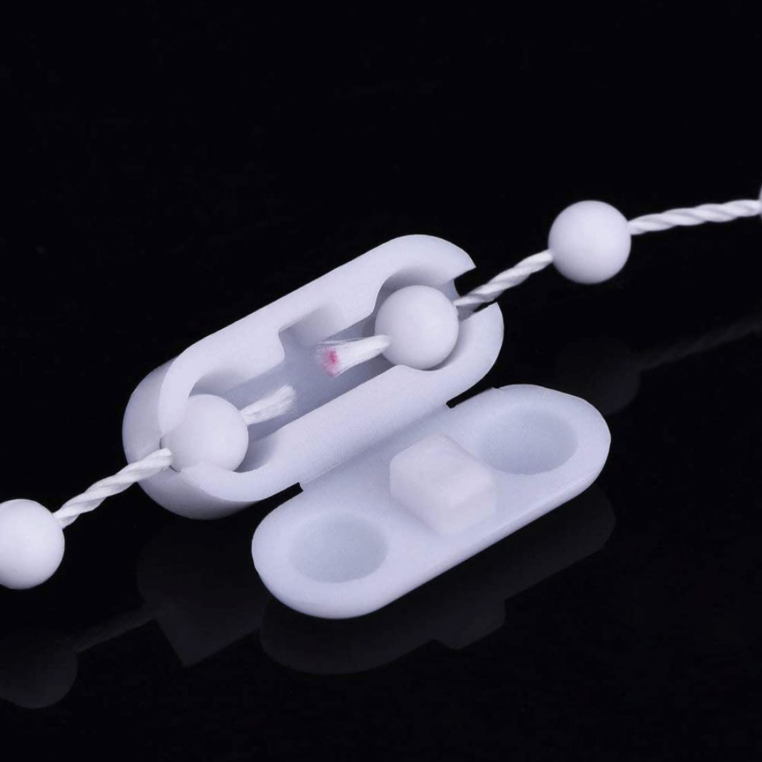 KUYYFDS Plastic Chain Connectors for Curtain Blinds Operating Chains Replacement Blind Roller Ball 10PCS Bead Chain Connectors