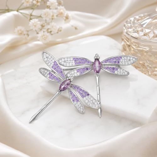 Image of Fashion Dragonfly Booch Pin Jewelry Gift for Women