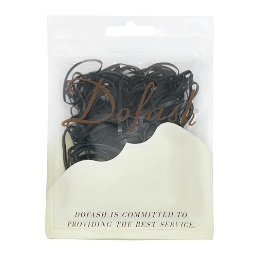 Dofash 2*75MM Snag-free Elastic Hair Ties Rubber Bands for Hair Elastic Hair Bands Hair Rubber Bands Hair Elastics for Women's Hair