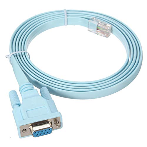 Hdmi 1.8M RJ45 Plug to DB9 D-SUB VGA 9 Pin Male Cable Adapter Converter Connector