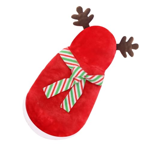 Disfraz Navideño para Perro Talla L con Bufanda miniatura 1