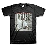 Violent Femmes Men's Self Titled Album Cover T-Shirt Black X-Large | Officially Licensed Merchandise