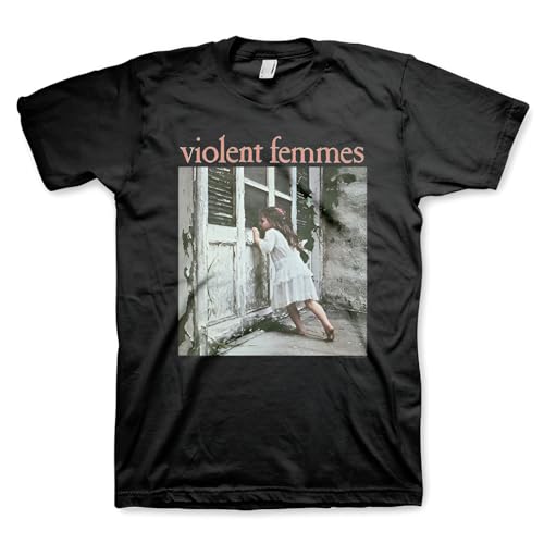 Violent Femmes Men's Self Titled Album Cover T-Shirt Black | Officially Licensed Merchandise