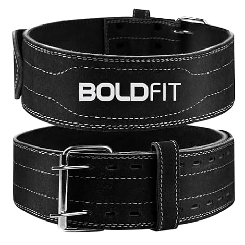 Boldfit Gym Belt Lever Deadlift Belt L/XL Black