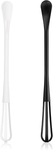 Miniatura 1 de Mini batidor multifuncional, 2 piezas, pequeño utensilio de batidor 2 en 1, mini cuchara de azúcar, globo de mezcla, juego de herramientas para