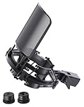 AT2020 Microphone Shock Mount with Metal Pop Filter, [Custom Built for audio technica Mic] Anti-Vibration Suspension Shockmount Holder Clip Compatible with AT2020USB+ AT2035 ATR2050 AT3035 AT3060