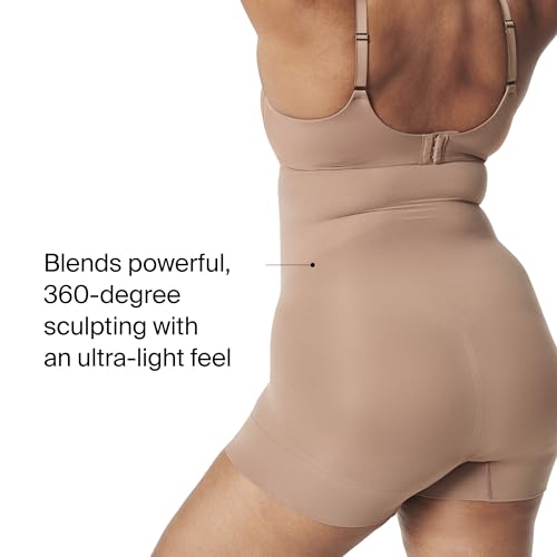 Image of SPANX SPANXsculpt Power Series High-Waisted Boyshort - For All Hemline Lengths - Core Control Shapewear Underwear
