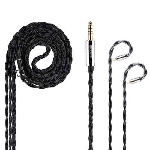 NICEHCK wabiwind 2pin 0.78 4.4 イヤホンリケーブル NICEHCK WabiWind シルバーメッキ高導電率銅 + 銀箔 + オイル