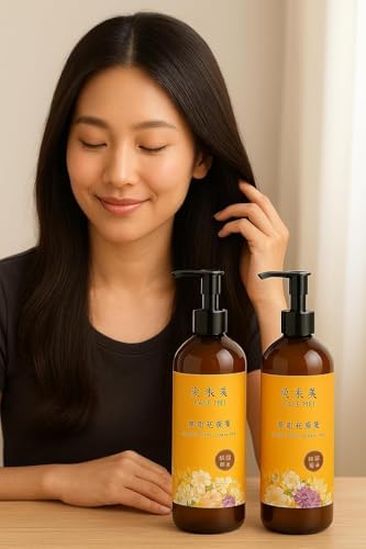 Image of Plant-Based Hair Dye Shampoo for Women & Men | Ammonia-Free, Paraben-Free | Natural, Long-Lasting Hair Color | Suitable for All Hair Types | 300ml Home Use x2