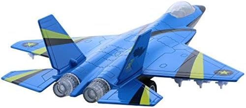 HSOMiD Alloy Planes/Airplane/Aircraft Toy with Pull Back Stealth Bombers and Fighter Planes (Diecast Fighter Jets-Blue)