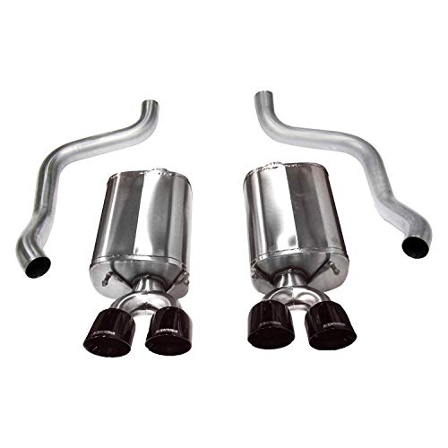 Corsa 21011BLK Axle-Back Exhaust (Chevrolet Corvette C6 2009-2013), 1 Pack