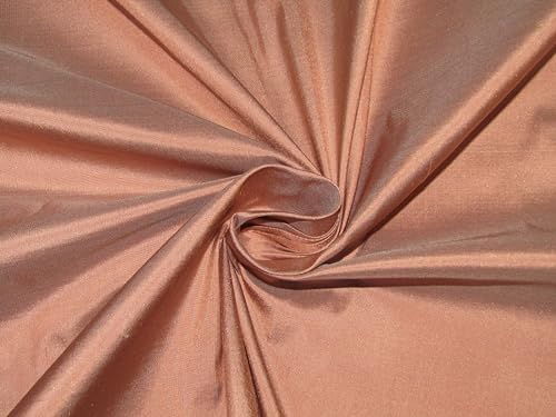 Tissu en pure soie Dupioni chair blush DUP164 pour éviter les faux plis