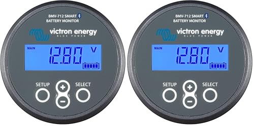 BMV-712 Smart contrôleur de batterie Victron Energy gris double pack avec Bluetooth intégré