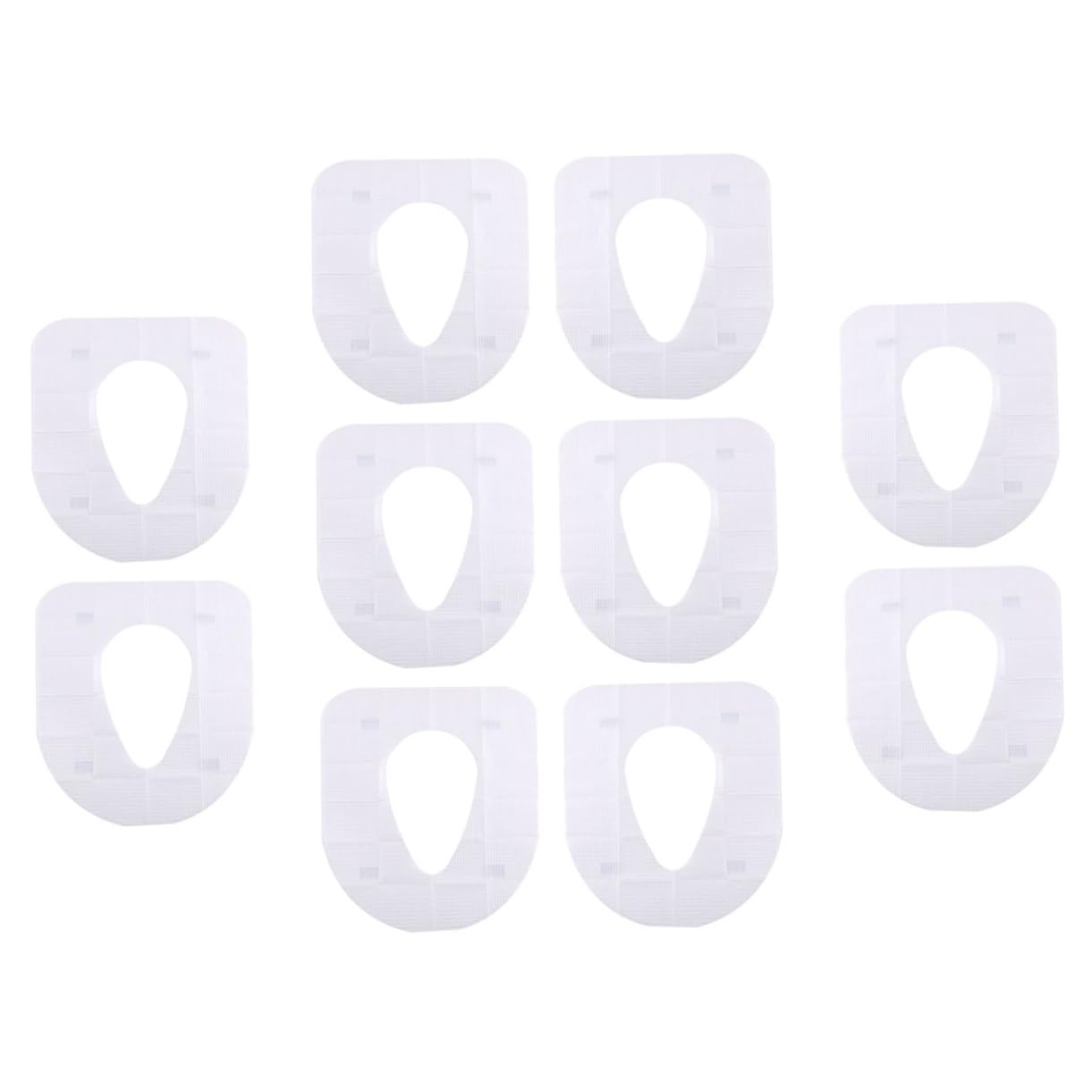 SUPVOX Waterproof Toilet Cushion 30pcs Disposable Seat Covers Travel Essential Gentle on Skin No Cleaning