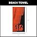 Northwest Cincinnati Bengals NFL Progression Jacquard Beach Towel 36 x 72 Inches