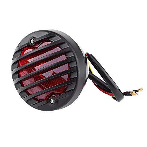 Yctze pour bobber tail light pour feux arriere bobber Feu arrière, ensemble de feux arrière automobiles pour feux arrière de moto rond noir pour Scooters...