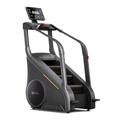 Image of Niceday SC2 Stair Climber Master at Home, Stair Stepper with 6.9 inch Natural Floating Step, Commercial Grade Climber Machine with 25Levels for 20-164 SPM, 397 lbs Capacity, 15.6 inch LED Tilting Touchscreen