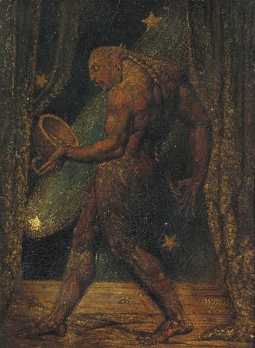 Affiches et gravures le fantôme d'une puce William Blake toile moderne 60x90