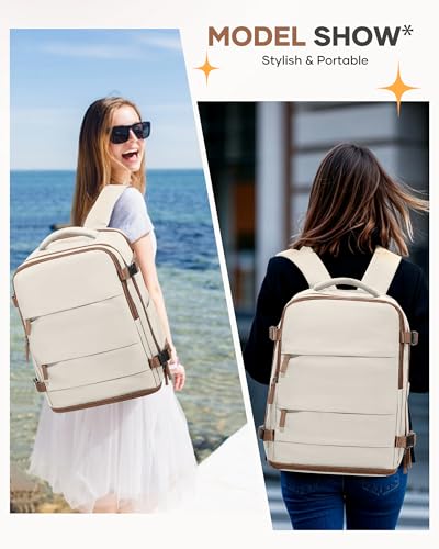 Image of coofay Extra Large Travel Backpack Carry on Flight Approved Mochila De Viaje Personal Item Backpack for Airlines Frontier Airlines Personal Item Bag Backpack for Travel Backpacks for Men Women