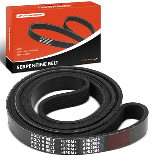 A-Premium Serpentine Belt 6-Rib 98.64 In Compatible with Dodge, Chrysler by A-Premium - Used condition - US$17.39
