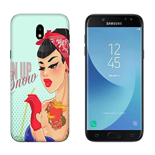 Mobilskal Skal kompatibel för Samsung Galaxy J5 2017 | J520 Moderna prinsessor mörk dam prinsessa/Skriv ut även på sidorna/Telefon hård snap på anti-slip anti-scratch chock-resistent skyddan