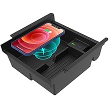 CarQiWireless 2024 Upgrades Wireless Charger/Center Console Organizer Tray for Toyota 4runner 2010-2024 2023, Wireless Phone Charging Pad for Toyota 5th Gen SR5 TRD Truck Accessories 2021 2020