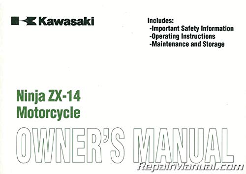 99987-1440 2008 Kawasaki ZX1400C Ninja ZX-14 Motorcycle Owners Manual