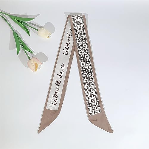 QTMY 4 Pack Purse Scarf for Bags Silk Head Scarf for Hair Handbag Women Scarfs Band Hair Neck Scarves Fashion Gifts,1342