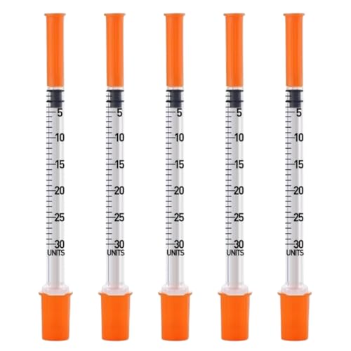 Image of 20 Pack 0.3 ml U100 Plastic Tube 31G x 5/16" (0.25 x 8 mm) – Individually Packed – For Laboratory & Technical Use – Precision Multi-Purpose Measuring & Dispensing Tools