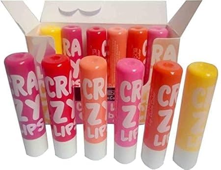 Lips trending lipstick Mix Color Lip Balm Pack of 12 (multicolor)...