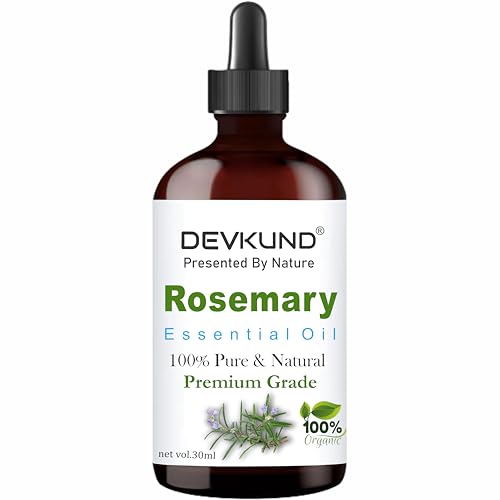 Image of Rosemary Essential Oil For Hair Growth for Women & Men | Reduce Acne| Moisturize Skin | For All Skin & Hair Types (30 ml)
