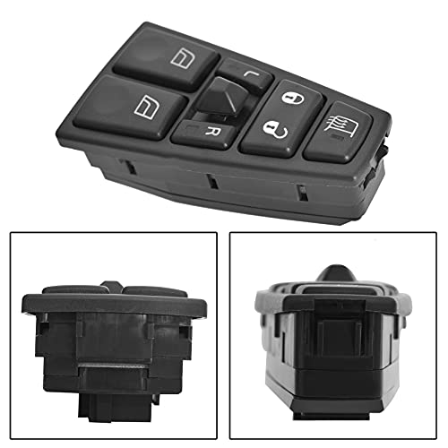Window Switch, Front Rear Power Windows Button Switches for Driver Side Panels, Fit for 2004-2012 Volvo Truck FH12 FH13 FM VNL Replaces Parts 20752918 20455317 - Thumbnail 2