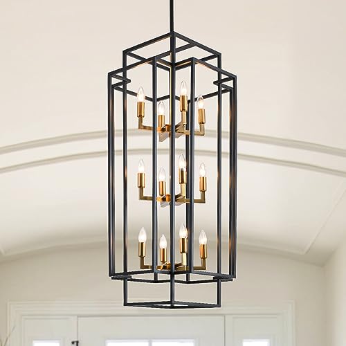 Sdorens 12-Light Kitchen Island Lighting, Modern Farmhouse Dining Room Light