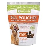 Pill Pouches for Dogs, Chicken Flavor - Easy to Form & Conceal Pet Medicine Treats, Pills, Medication & Capsules, Made with Natural Ingredients - Packed with Flavor Dogs Love