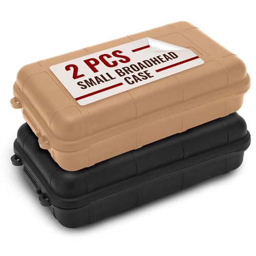 2 Pcs Small Hard Case with Foam – 4.92 x 2.95" Small Waterproof Box, Geocache Containers – Partially Waterproof Case with Foam | Secure Closure, Durable Plastic, Antistatic Padding, for Universal Use
