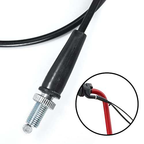 HOLATO 50'' Throttle Cable for Predator 212cc 6.5hp Coleman CT100U CT200U BT200X Baja Warrior Doodlebug Db30 Mb165 Mb200 MOTOVOX MBX10 MBX11 MBX12 Mini Bike 50cc 110cc 125cc Pit Dirt Bike Moto Black by HOLATO - Image 4