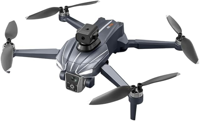 K18 GPS Drones with Camera for Adults 4K, RC Drone with 4.5" HD Screen on Controller, 60 Mins Flight Time, Long Range Transmission, Obstacle Avoidance, Follow Me, Auto Return, Brushless Motor, Under 249g, Lightweight and Foldable Quadcopter for Beginner Gifts Toy