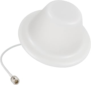 Dome Ceiling Antenna, XRDS-RF OmniDirectional Indoor Antenna 3G/4G/GSM/LTE High Performance Wide Band Antenna with N-Female Connector for Cell Phone Signal Booster Router Gateway (698 to 2700 MHz)