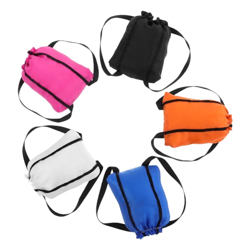 Milisten 5 pièces Mini Sac à Dos Poupée Sac de Rangement pour Accessoires et Jouets Garçon Fille pour Fêtes d'anniversaire et Organisation