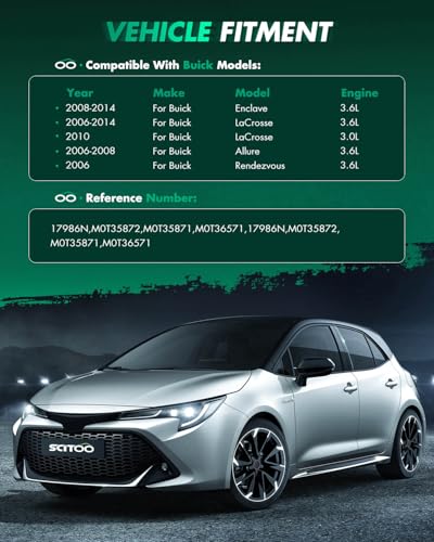 Image of SCITOO Starter fit 2013-2016 for Chevrolet Equinox V6 3.6L 217cid SMT0307