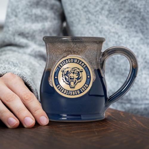 Greater Distance TBM1201 Nfl Football Chicago Bears 14 Oz Two-Tone Tall Belly Mug, Handmade Large Ceramic Coffee Mug With Team Logo For True Fans thumb #1