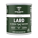 South Chicago Packing Traditonal LARD Shortening, 42 Ounces, Specialty Baking Shortening and Cooking Fat