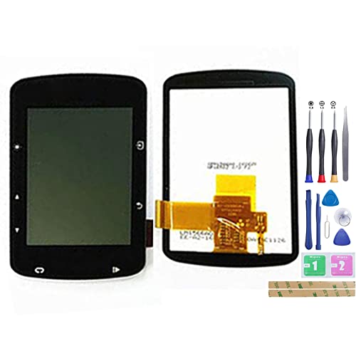 Jinyan LCD Screen for GAR-MIN Edge 520 GPS LCD Display + Touch Screen Bicycle GPS Replacement (Black)