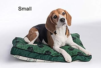 MyPillow Reversable Design Reversable Design Dog Bed with Removable Zipper Cover, Washable Pet Bed for Large Dogs, Joint Support, Durable & Cozy (Small, Blue)