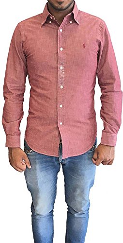 ralph lauren men's long sleeve button down shirts